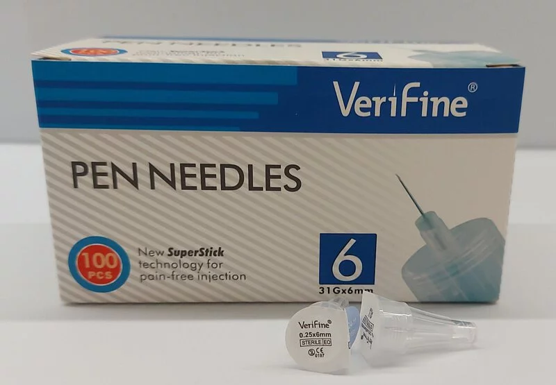 Verifine 胰島素筆--針咀 31G x 6mm (100支/盒)
