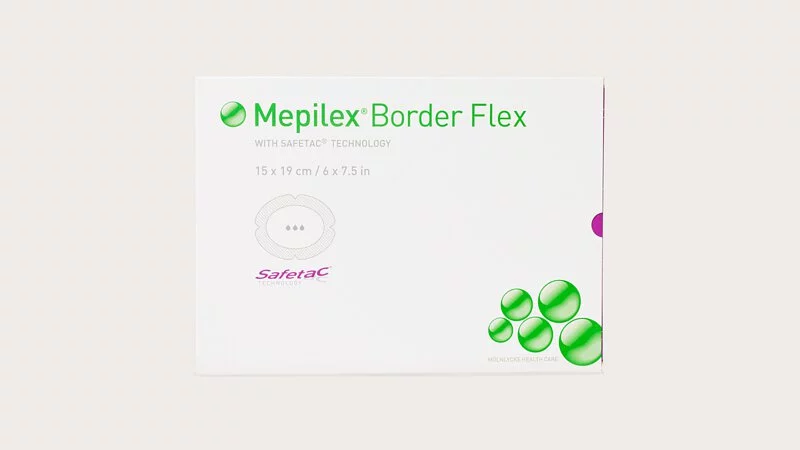Mepilex® Border Flex 橢圓形敷料