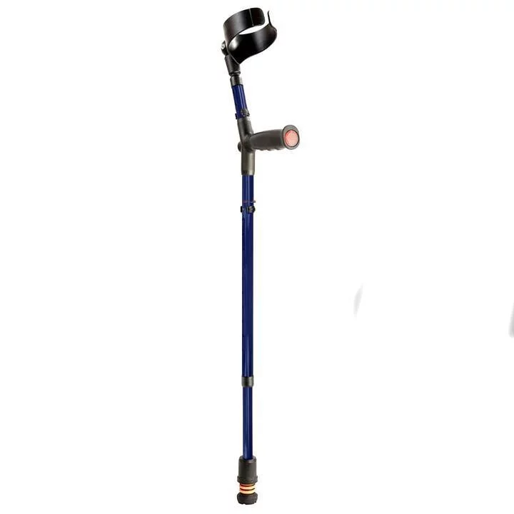 英國 Flexyfoot 美式全扣型手肘柺杖 - 藍色 (TS-CRUTCH-01-BL)